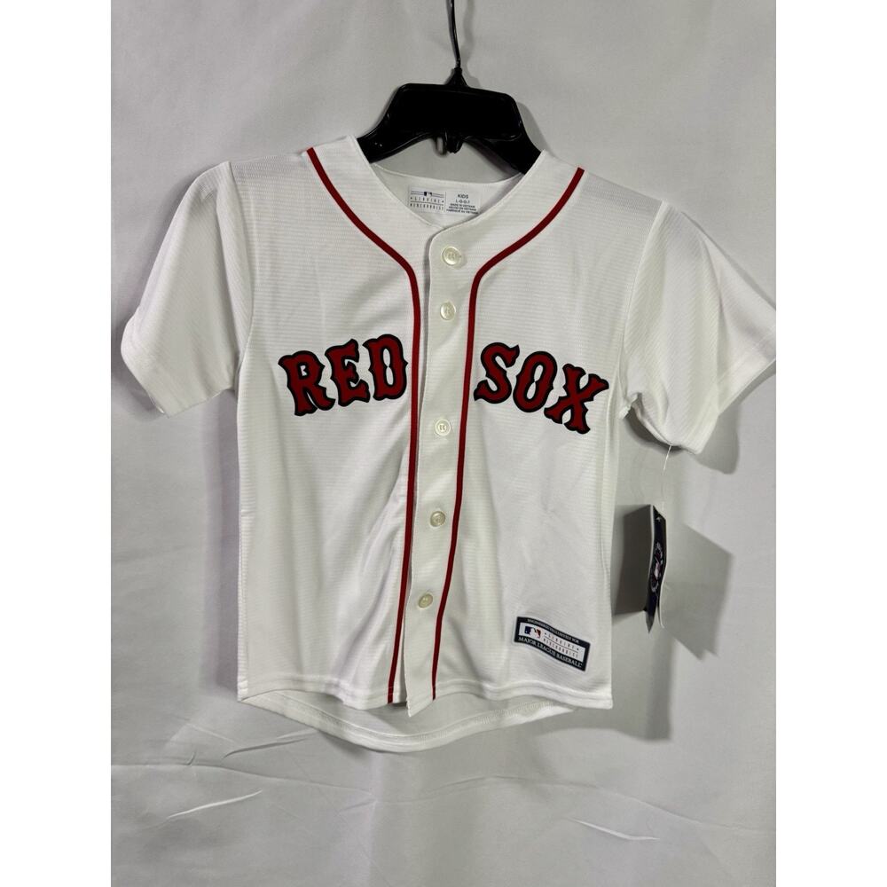 NWT kids large size 7 Boston Red Sox Devers jersey